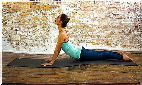 Try a cobra asana to get a flat stomach.