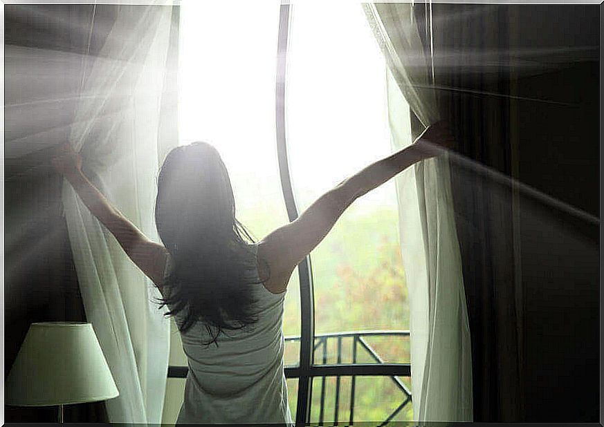 let the light in and make the bedroom healthier