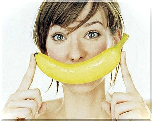 Bananas make a mask for the skin