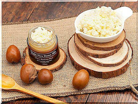 Shea butter moisturizes breast skin