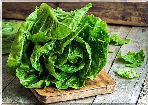 gluten-free snacks: lettuce leaf