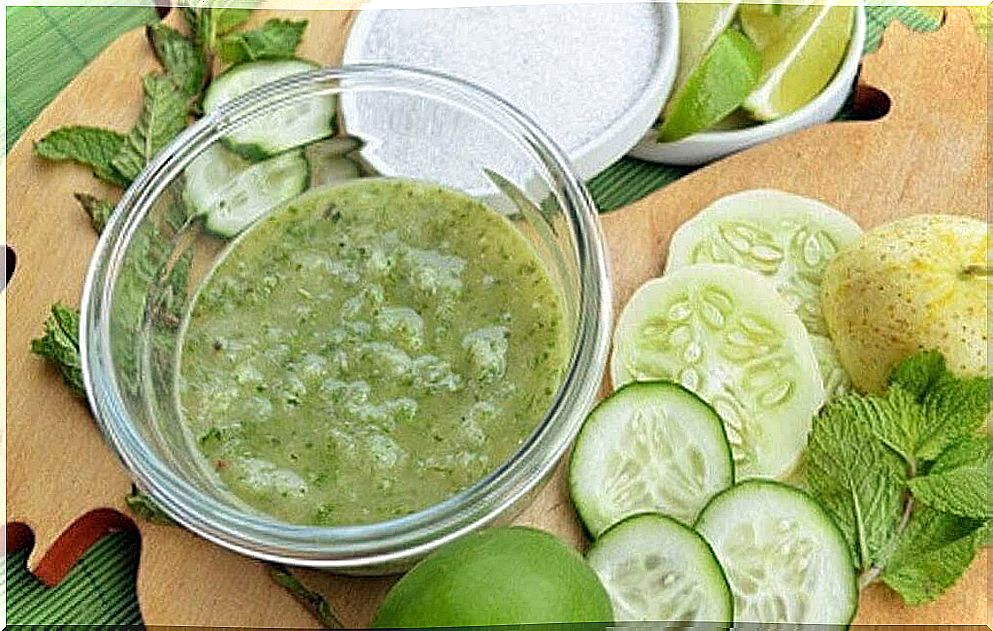 natural lotions: cucumber