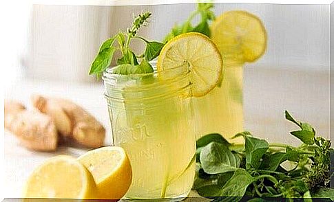 Lemon-ginger drink