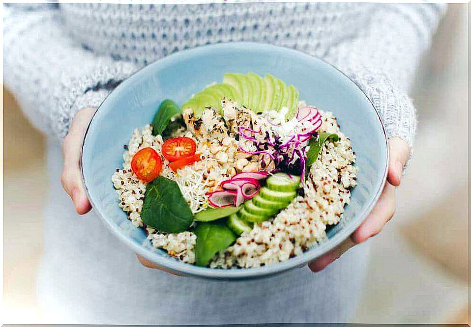 Three delicious quinoa salads