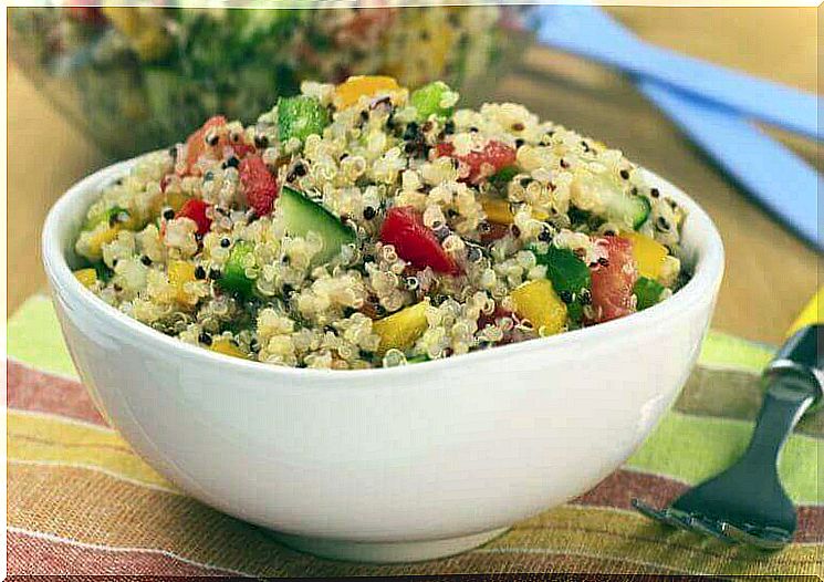 3 great quino recipes: quinoa and vegetables.