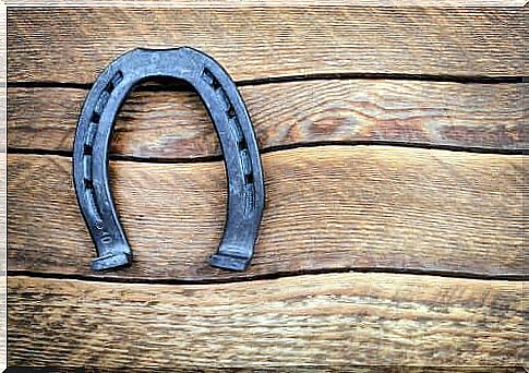 Why is a horseshoe believed to bring happiness?